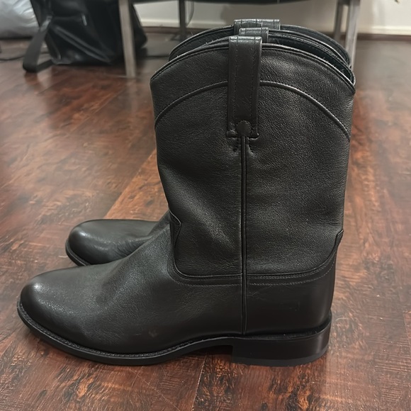 Cody James Black western combat boots men’s - Picture 3 of 3